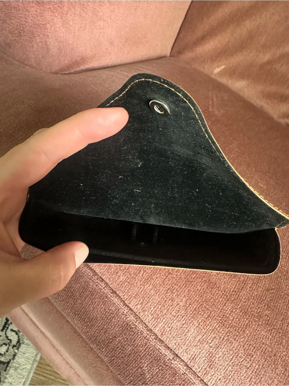 Ray-Ban Tan/Brown Faux Leather Sunglasses Case - Picture 7 of 7